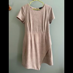 Grey suede AQUA dress✨✨✨